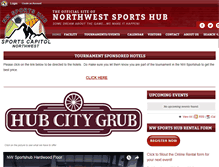 Tablet Screenshot of nwsportshub.com